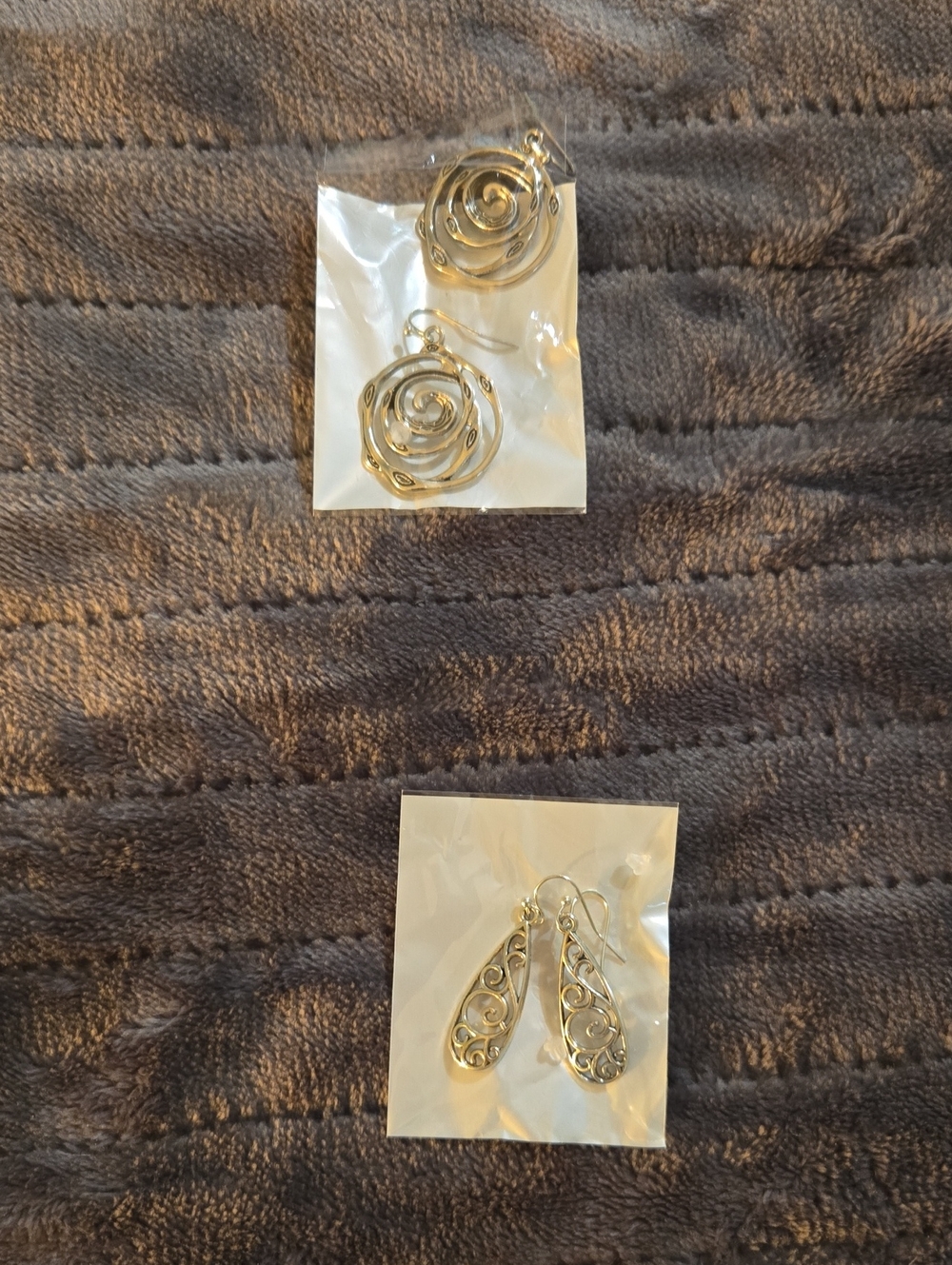 Silver-Tone Swirl Drop Earrings - Set Of 2 — Women Jewelry